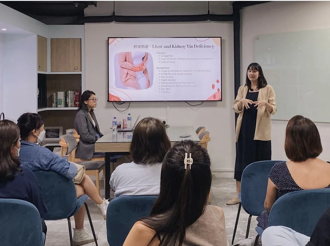 A TCM Approach To Menopause at a PULSE TCM corporate session