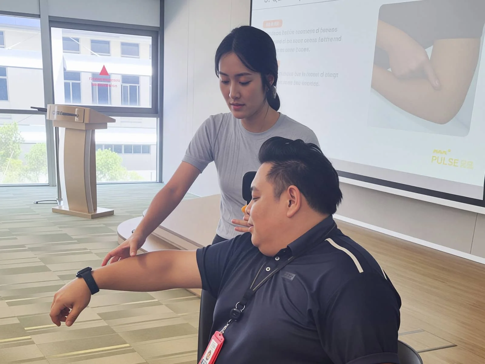 Acupressure for Common Pain Conditions: A Practical Approach for Working Adults at SPTel Pte Ltd at a PULSE TCM corporate session