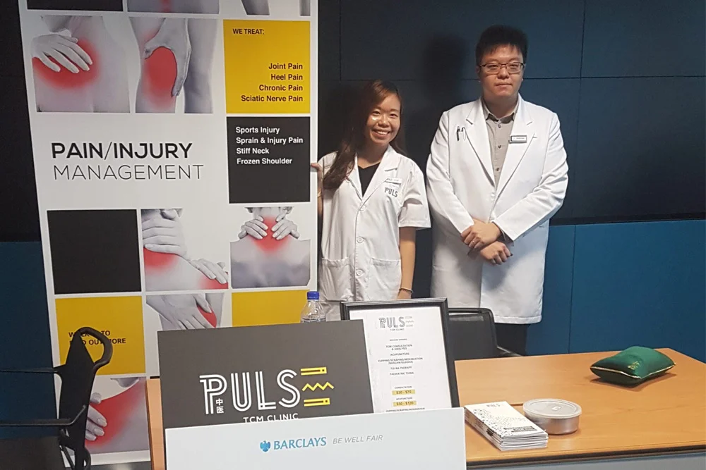 Acupoint Exercises to Relieve Work-Related Pain at a PULSE TCM corporate session