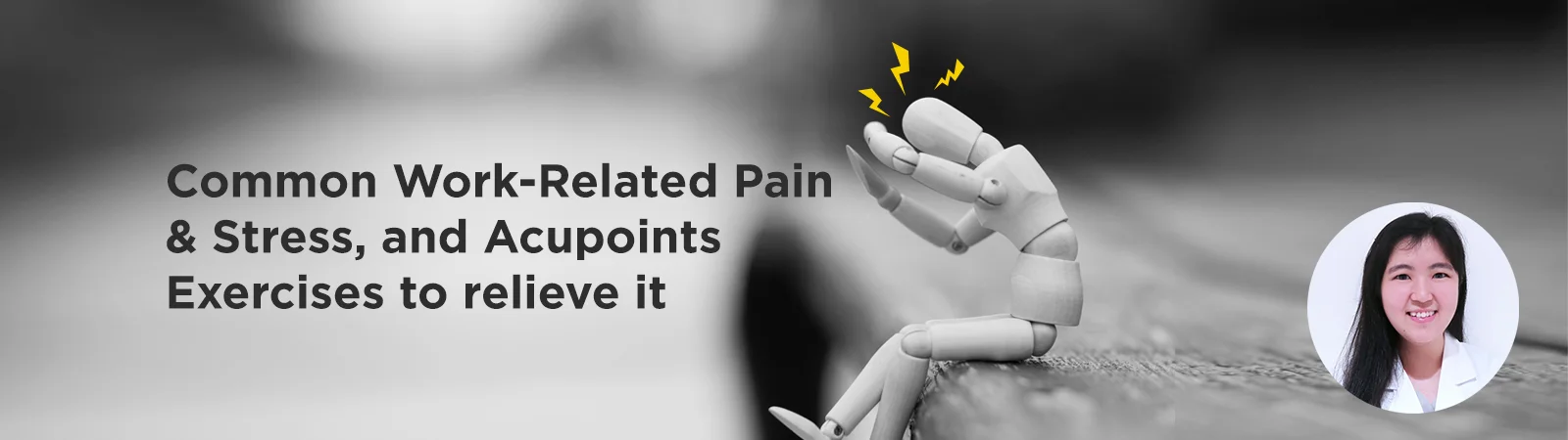 Common Work-Related Pain & Stress, and Acupoints Exercises to relieve it at a PULSE TCM corporate session