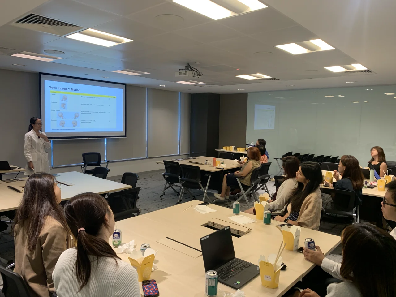 Common Pains for Office Workers | PULSE TCM Clinic Singapore at a PULSE TCM corporate session