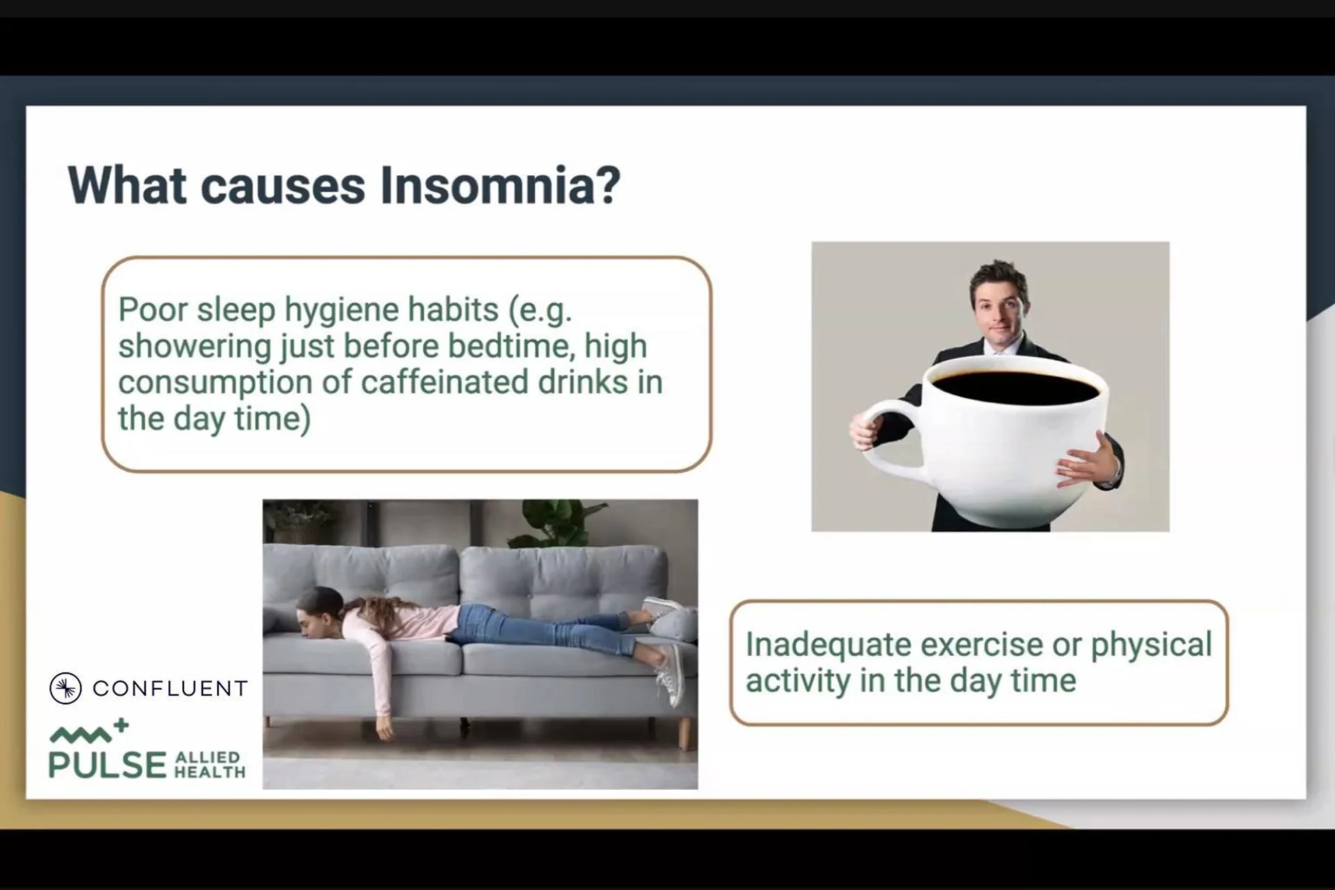 Managing Insomnia from a Psychologist’s Perspective | PULSE TCM Clinic Singapore at a PULSE TCM corporate session