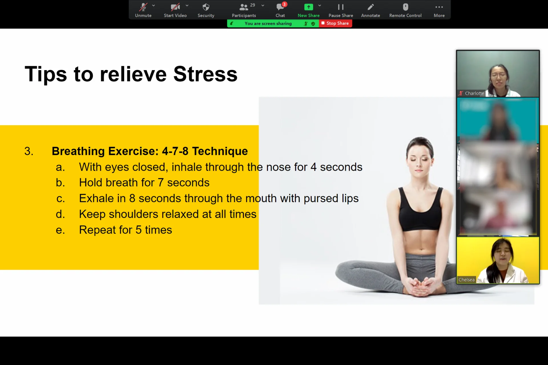 Managing Stress, Anxiety & Fatigue at a PULSE TCM corporate session