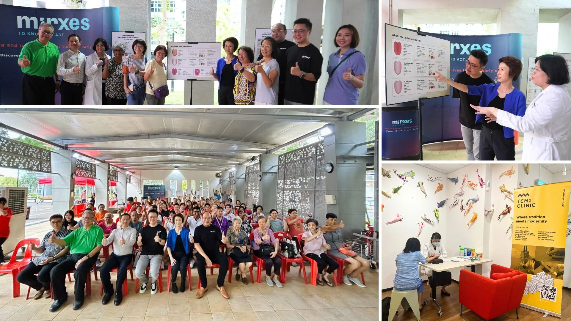 MiRXES x PULSE East Meets West Community Health Screening Programme at a PULSE TCM corporate session