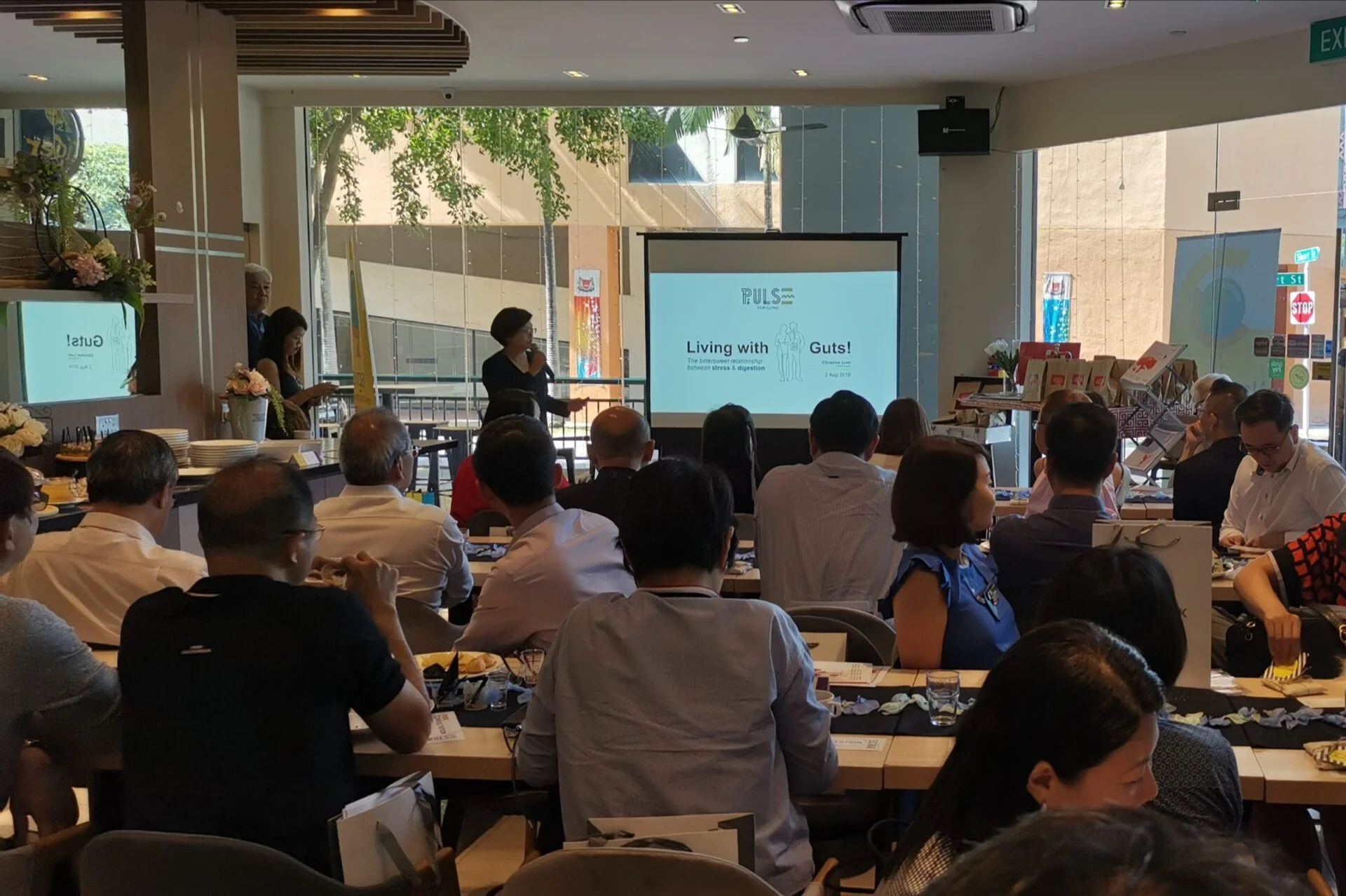 Living with Guts! - The Bittersweet Relationship between Stress and Digestion at a PULSE TCM corporate session