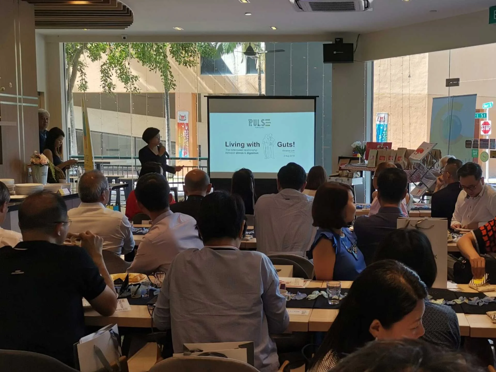 Living with Guts! - The Bittersweet Relationship between Stress and Digestion at a PULSE TCM corporate session