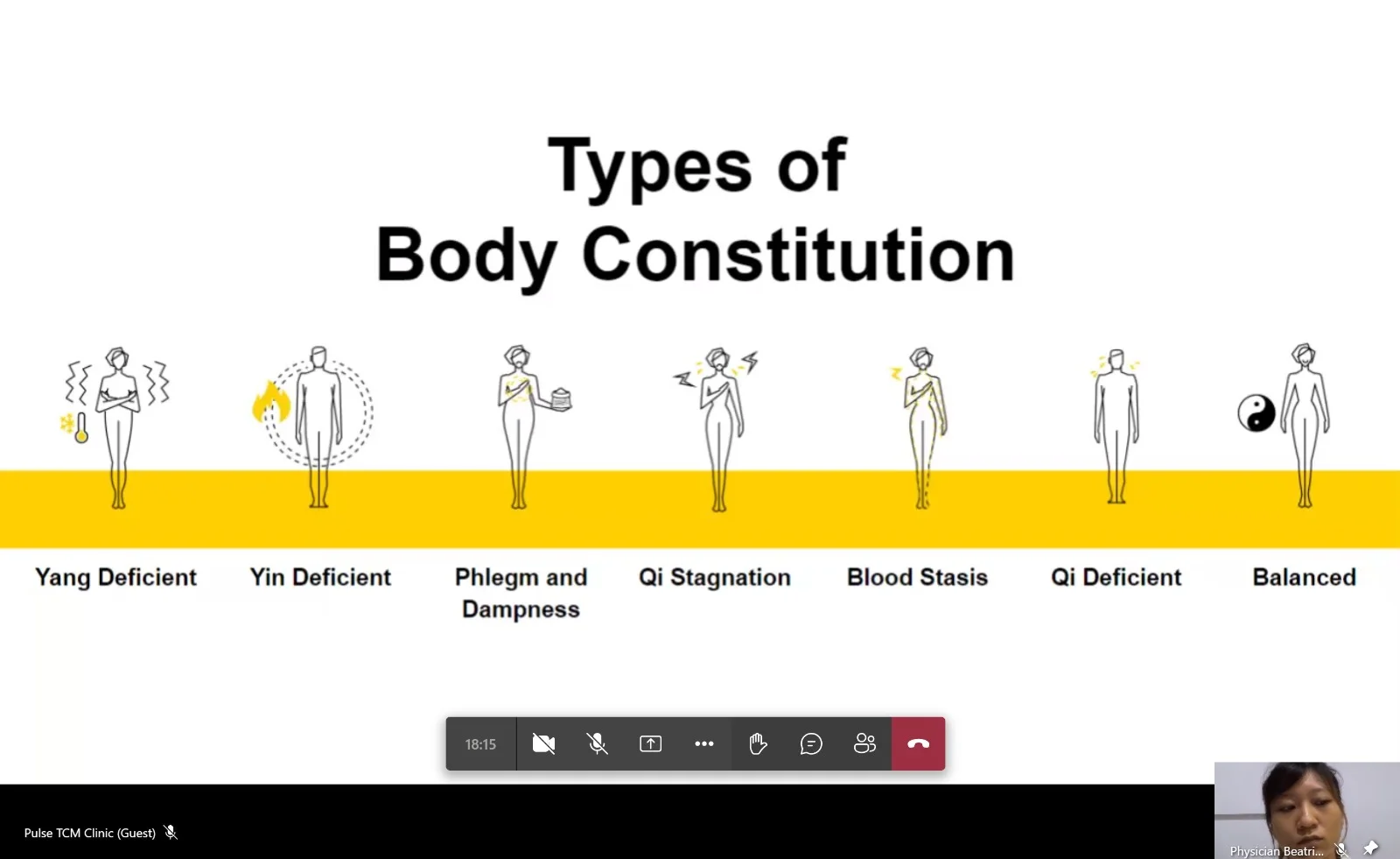 Understanding your body constitution at a PULSE TCM corporate session
