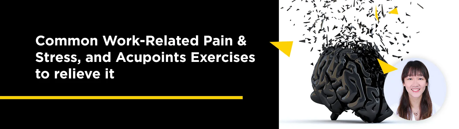 Common Work-Related Pain & Stress, and Acupoints Exercises to relieve it at a PULSE TCM corporate session