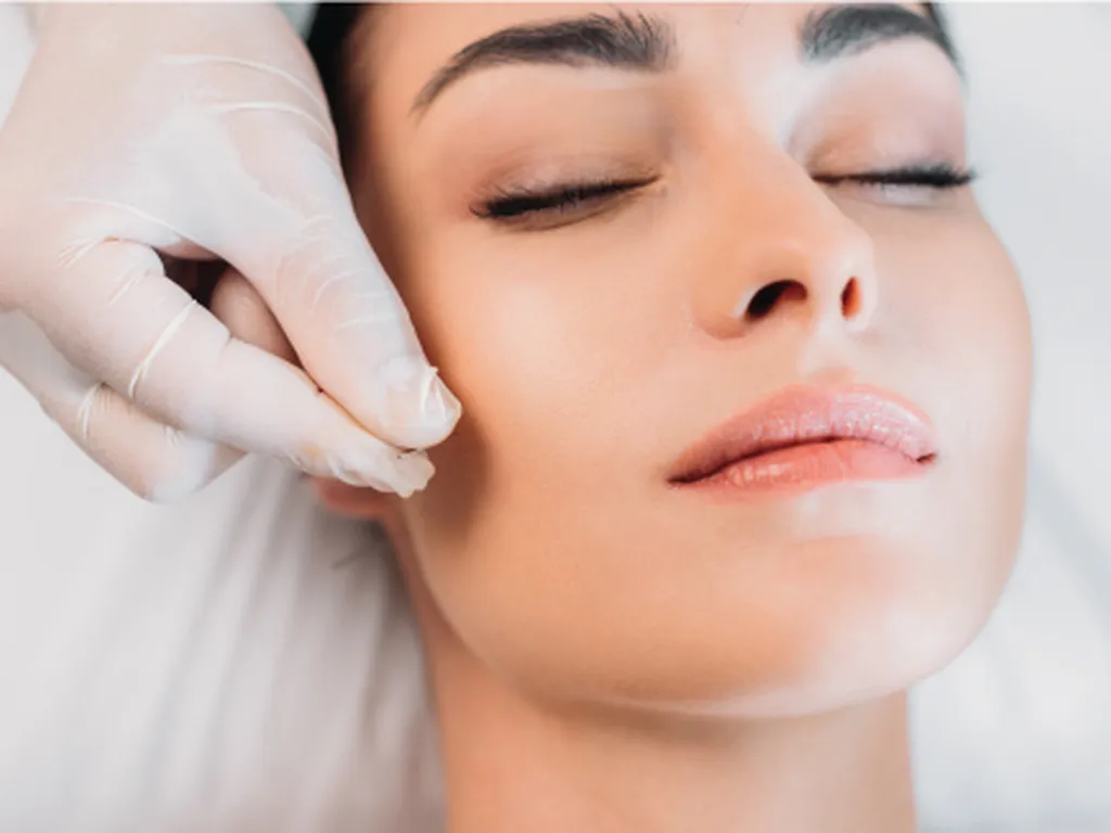 Facial acupuncture needling for acne care at PULSE TCM