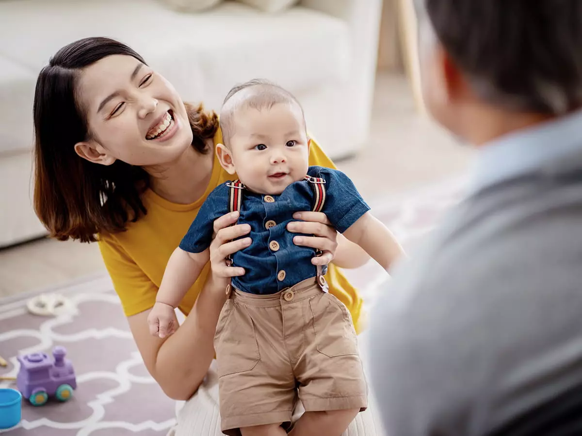 Family moment reflecting Woodleigh family and women’s health care