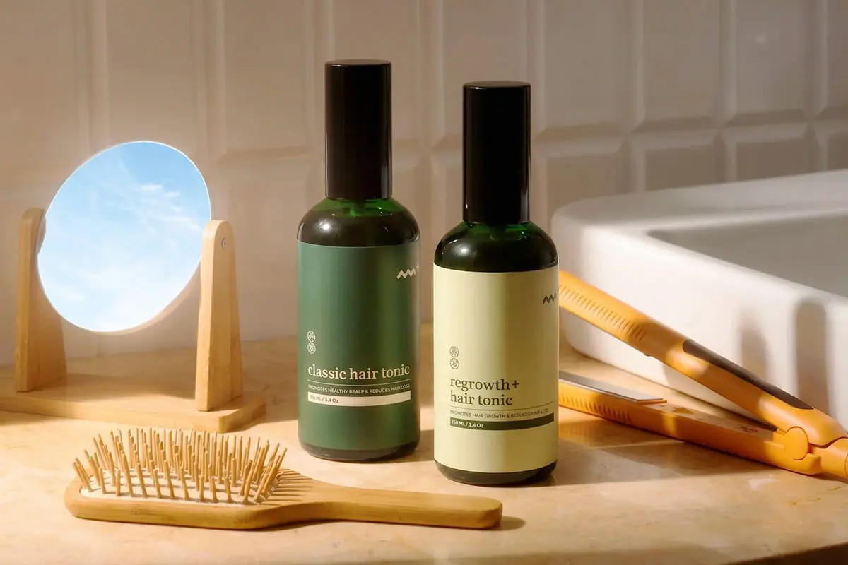 Classic and regrowth hair tonics used at PULSE TCM