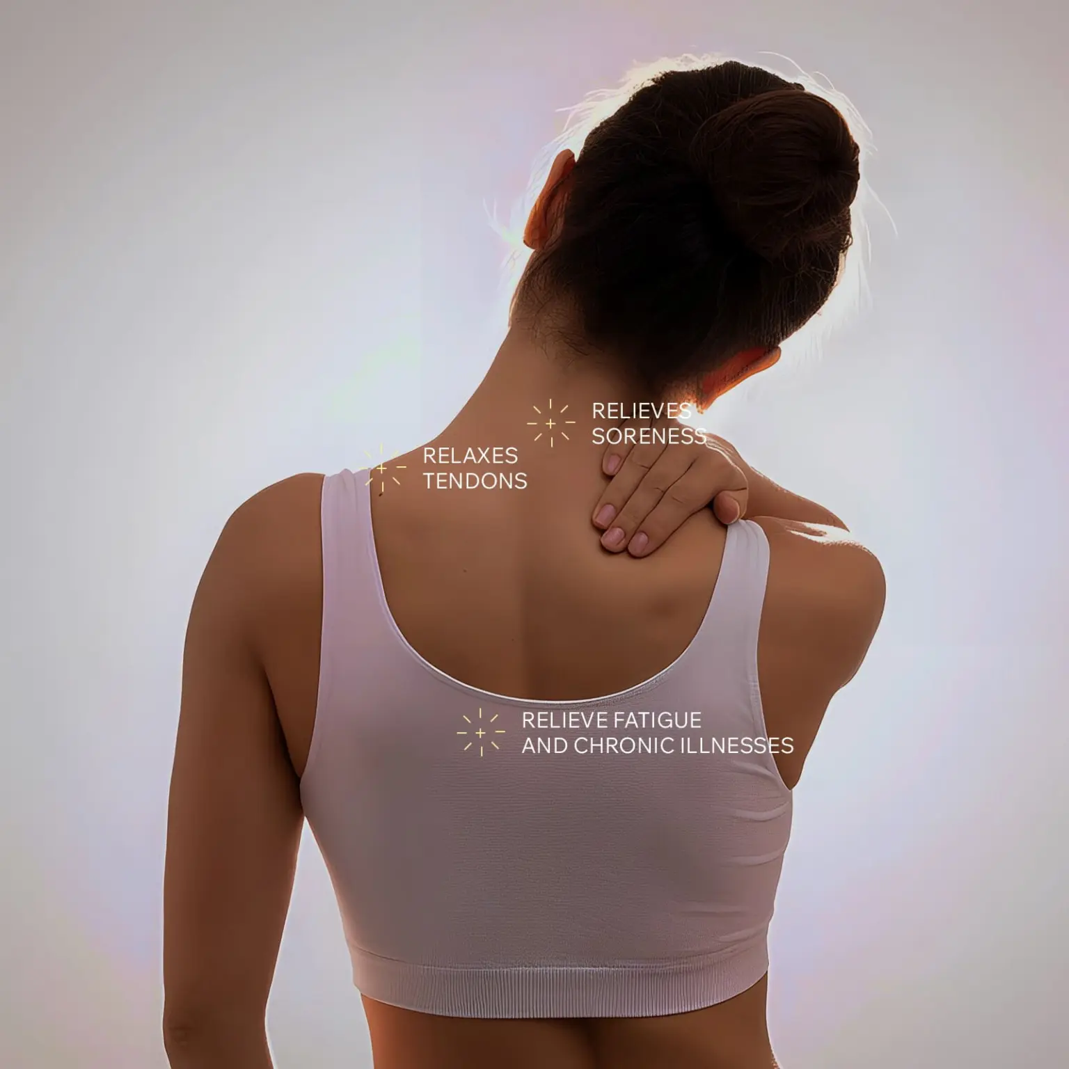 Physician addressing acupoints for pain relief at PULSE TCM